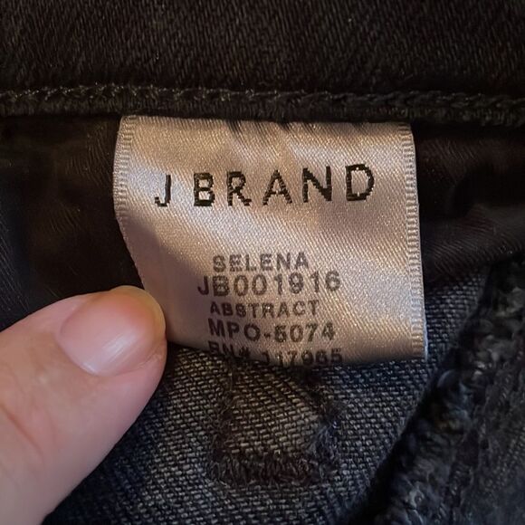J Brand Selena Mid Rise Cropped Jeans - Picture 4 of 8